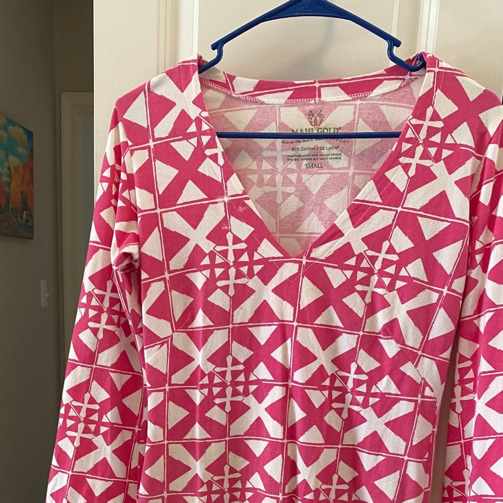 Mahi Gold Long Sleeve Dress